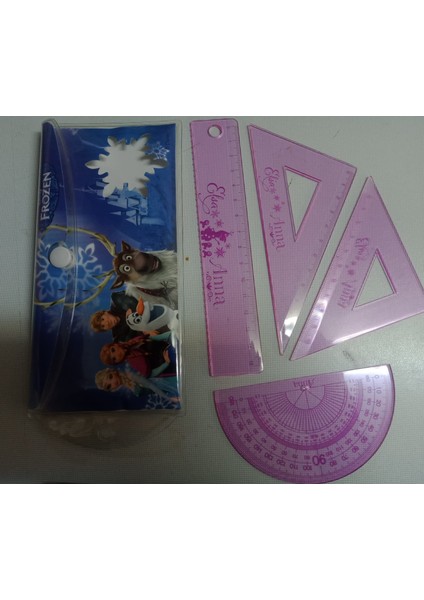 Frozen Cetvel Seti 4 Parça