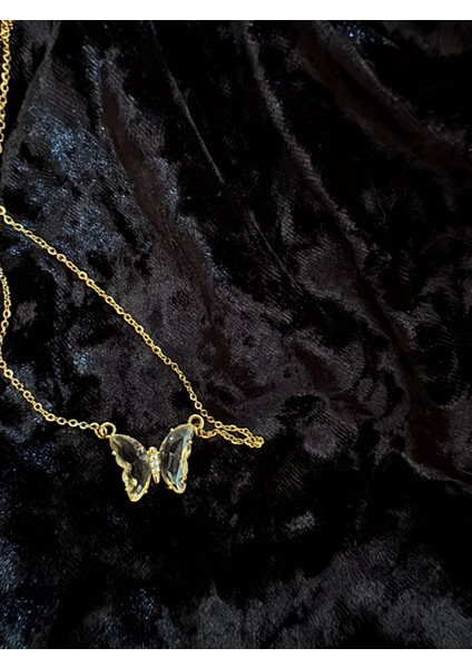 Çelik Kelebek Paslanmaz Kararmaz Gold Zincir Kolye fırsatları