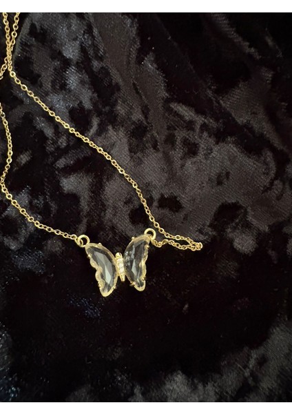 Çelik Kelebek Paslanmaz Kararmaz Gold Zincir Kolye indirimleri