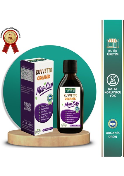 Kuvvetto Morcan Organik Baobab Özlü Mor Meyveli karışım (220 Gram) fiyatları