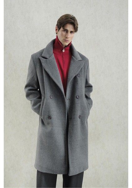 Basıc Kaşe Antrasit Kaban fiyatları