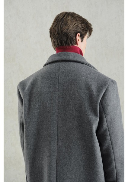 Basıc Kaşe Antrasit Kaban fırsatları