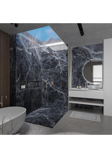 Lunaris LED Ayna – Modern Dairesel Duvar Aynası