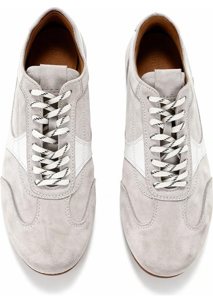 Parçalı Deri Beyaz Ayakkabı fiyatları