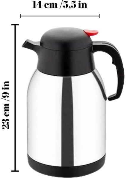 1.5 Litre Çift Katmanlı Paslanmaz Çelik Termos Isıyı Uzun Süre Korumalı Termos fiyatları