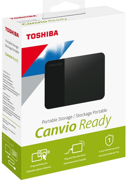 Canvio Ready 1tb 2.5" USB 3.0 Taşınabilir Disk Siyah HDTP310EK3AA fiyatları