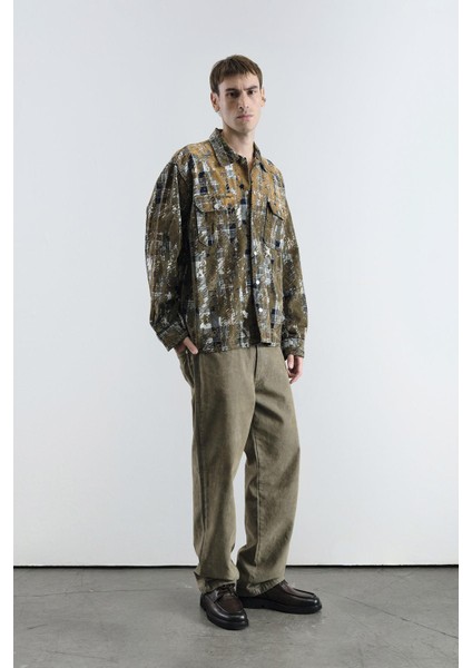 Dokulu Ekose Kahverengi Gömlek fiyatları