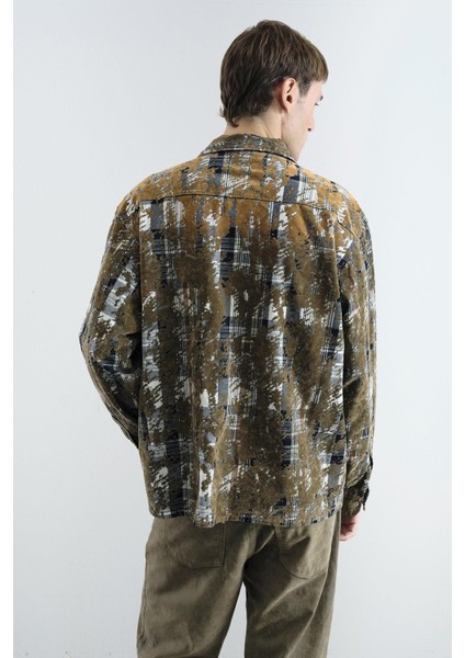 Dokulu Ekose Kahverengi Gömlek fırsatları