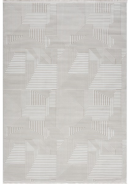 Roma Bej Halı Akrilik Halı Yumuşak Dokulu Salon Oturma Odası Yatak Odası Halısı 427