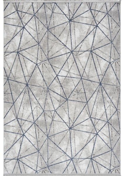 Roma Mavi Halı Akrilik Halı Yumuşak Dokulu Salon Oturma Odası Yatak Odası Halısı 425