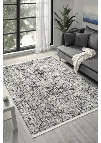 Roma Gri Siyah Halı Akrilik Halı Yumuşak Dokulu Salon Oturma Odası Yatak Odası Halısı 421 fiyatları