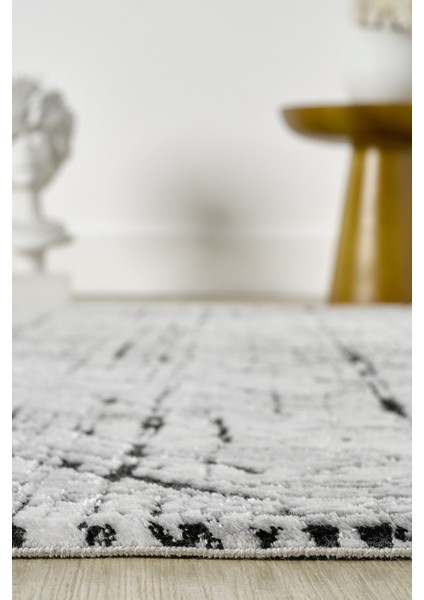 Roma Gri Siyah Halı Akrilik Halı Yumuşak Dokulu Salon Oturma Odası Yatak Odası Halısı 421 fırsatları