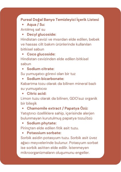 Doğal Banyo Temizleyici fırsatları