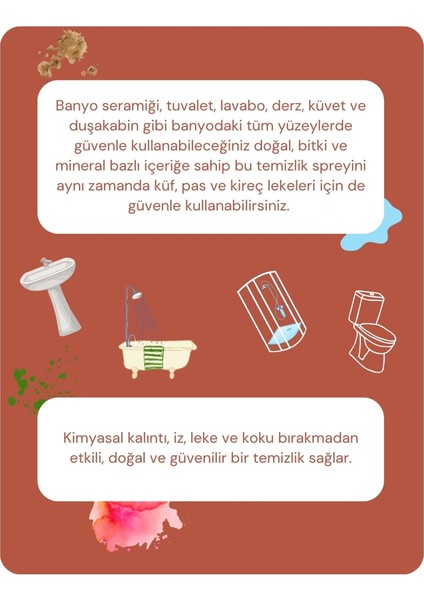 Doğal Banyo Temizleyici indirimleri
