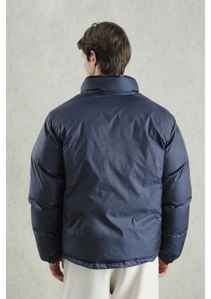 Basıc Şişme Lacivert Mont modelleri