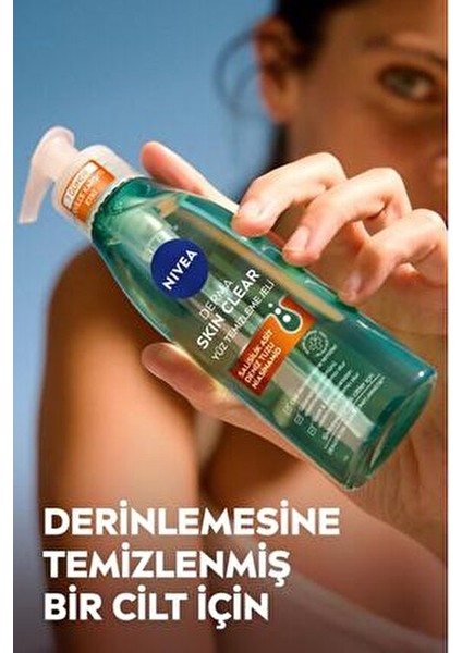 Derma Skin Clear Yüz Temizleme Jeli Arındırıcı Etki 150 ml Unisex Kullanıma Uygun fırsatları