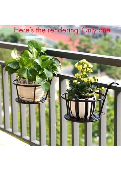 Santkuee Balkon Oturma Odasında Asılı Orkide Saksı Bitki Duvar Asılı Demir Çiçek Rafı A (Yurt Dışından) indirimleri