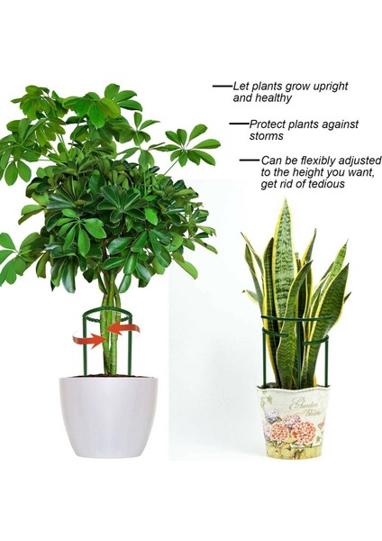 Santkuee 12 Adet Bitki Desteği Çiçek Destek Hissesi Yarım Yuvarlak Bitki Destek Halkası Bitki Kafesi Tutucu Saksı Tırmanma Kafes (Yurt Dışından) fiyatları