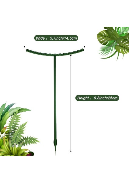 Santkuee 12 Adet Bitki Desteği Çiçek Destek Hissesi Yarım Yuvarlak Bitki Destek Halkası Bitki Kafesi Tutucu Saksı Tırmanma Kafes (Yurt Dışından) modelleri