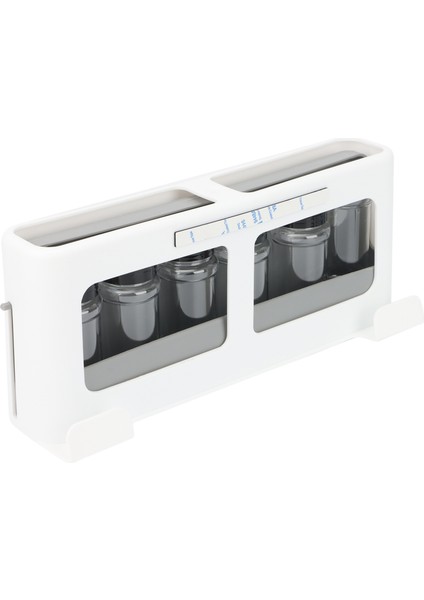 Santkuee Çok Fonksiyonlu Plastik Baharat Şişesi Depolama Rafı Mutfak Baharat Kutusu Asılı Sepet Ev Baharat Kavanoz Seti (Yurt Dışından)