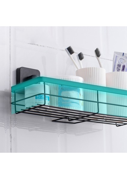 Santkuee Duvara Monte Banyo Rafları Sabit Raf Asılı Sepet Şampuan Tutucu Mutfak Baharat Bitirme Rafı (Yurt Dışından) indirimleri