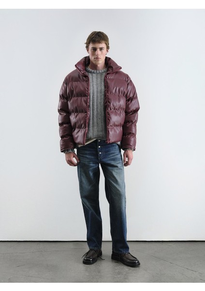 Şişme Deri Bordo Mont fiyatları