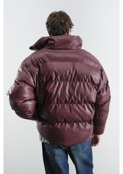 Şişme Deri Bordo Mont fırsatları