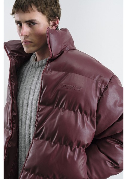 Şişme Deri Bordo Mont indirimleri