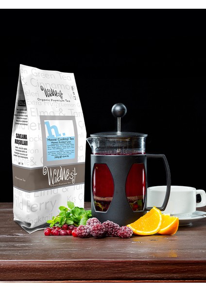 Meyve Çayı Hawaii Cocktail & French Press Seti