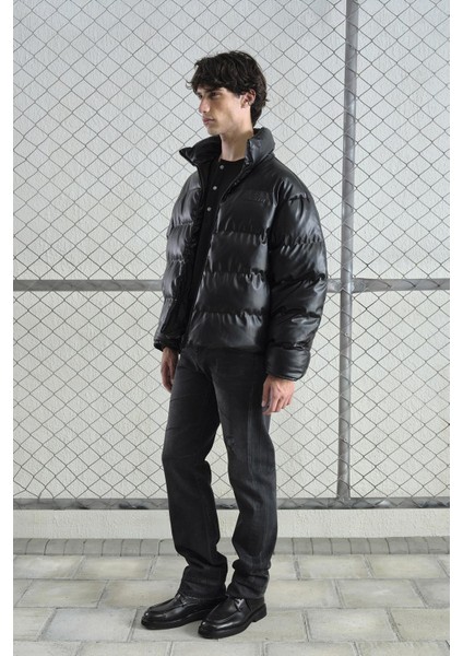 Şişme Deri Siyah Mont fiyatları