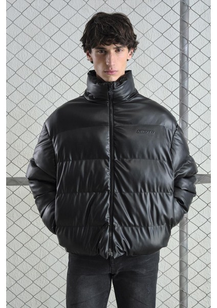 Şişme Deri Siyah Mont indirimleri