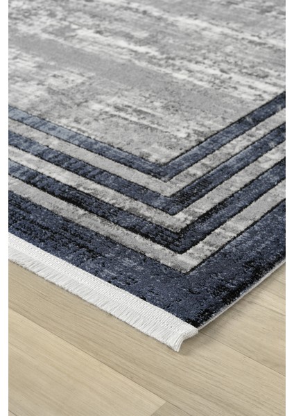 Roma Gri Mavi Halı Akrilik Halı Yumuşak Dokulu Salon Oturma Odası Yatak Odası Halısı 417 indirimleri