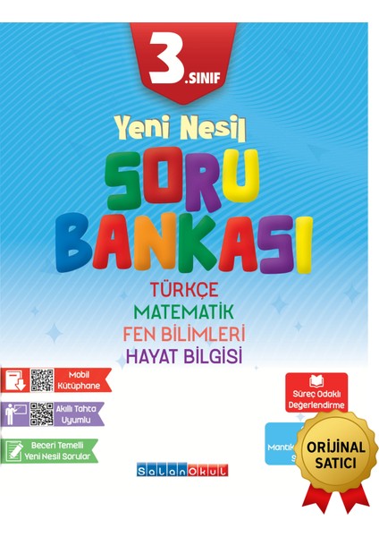 Resmi ve Orijinal Satıcı 3. Sınıf Soru Bankası