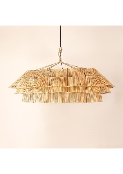 Mylamp Bali Layers – Doğal Rattan Katlı Avize 135X65X45 cm modelleri