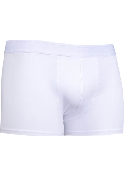 Beyaz Pamuklu Boxer