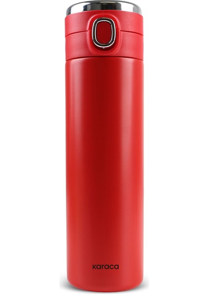 Etro Sızdırmaz Çelik Dijital Termos 480 ml Kırmızı