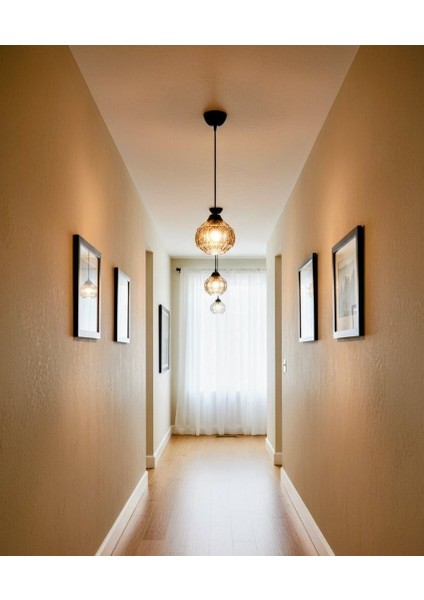 Füme Camlı Tekli Sarkıt