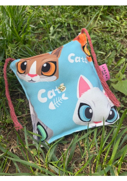 Catnipli Yastık 12X12 Cm-Kediyastık Oyuncağı