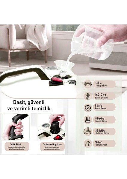 Çok Fonksiyonlu Buharlı Temizleyici fırsatları