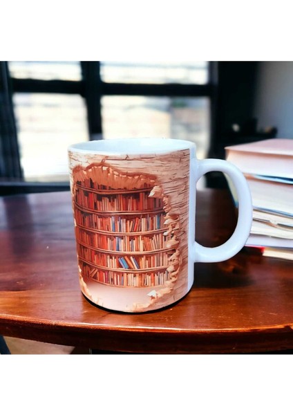 Kütüphane Tasarım Kupa-Hediyelik Kupa Tasarım 3D fiyatları