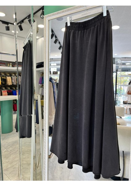 Adn Örme Cupra Etek - Siyah - 3