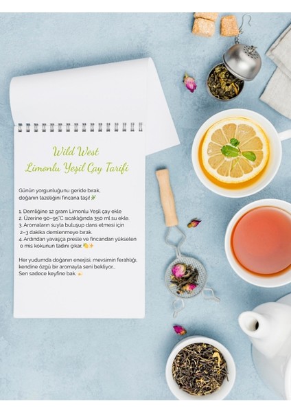 Limonlu Yeşil Çay & French Press Seti modelleri