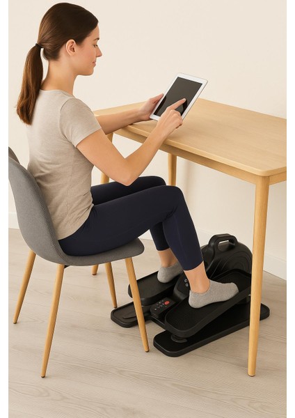 Vibrolegs Eliptik Kondisyon Bisikleti - Egzersiz Aleti - Şık Tasarım - Ayak Masaj Aleti