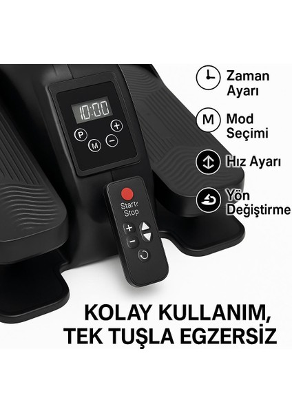 Vibrolegs Eliptik Kondisyon Bisikleti - Egzersiz Aleti - Şık Tasarım - Ayak Masaj Aleti fırsatları