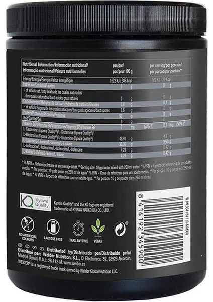 Premium Bcaa 8:1:1 + L Glutamine fiyatları