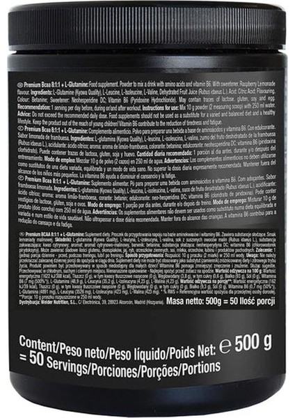 Premium Bcaa 8:1:1 + L Glutamine modelleri