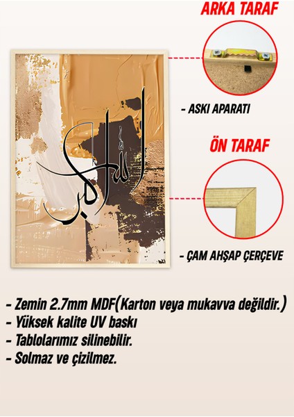 🎨 Soyut Dokunuşlarla Modern Hat Sanatı – 3’lü Çerçeveli Tablo Seti🎨 CRV1090 23 x 32