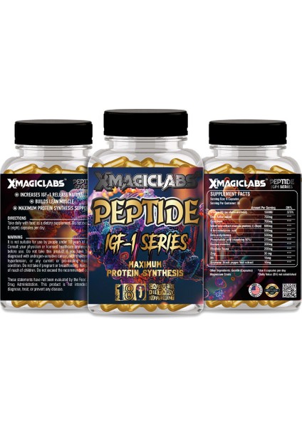 Xmagıclabs Igf1(Igf1)+Beta Ecdysterone+Bacopa+D3 Gh 180 Kapsül fiyatları