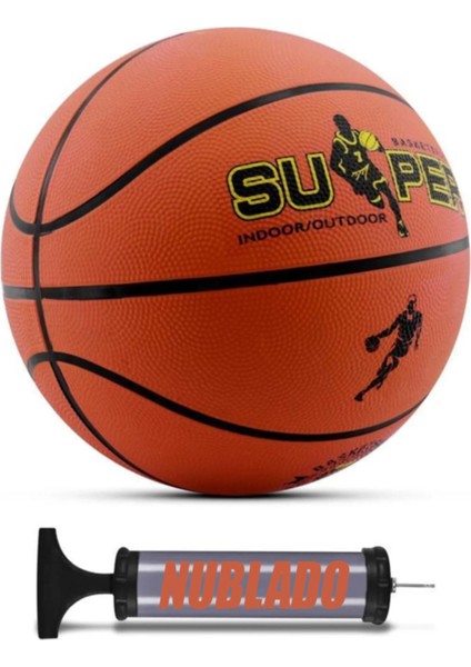Basketbol Topu Iç Dış Mekan Pompa Hediyeli 5 Numara Turuncu