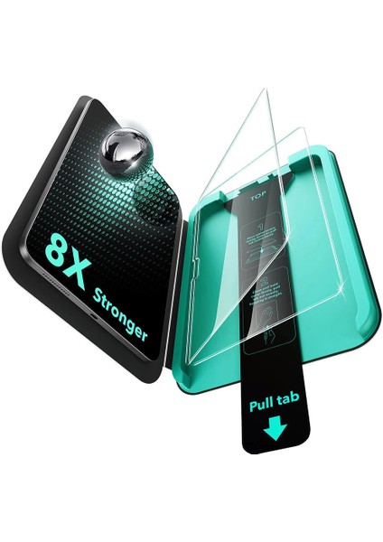 Apple iPad 10.nesil 10.9 Inc (2022) Ultrafit Armorite Autokit 2 Adet Tablet Cam Ekran Koruyucu A2696 A2757